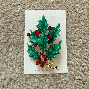 Rain Holiday Pin NWT